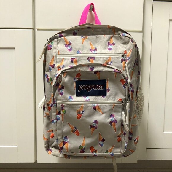 Jansport Handbags - Jansport Rainbow Ice Cream Backpack Bookbag Student Bag Carry On Travel Novelty